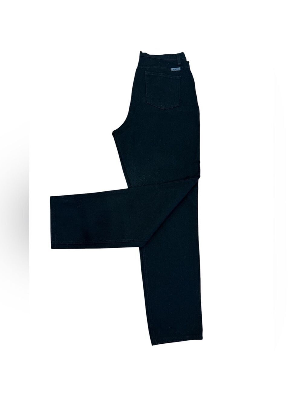 90s LIZ CLAIBORNE DENIM BLACK JEANS WESTERN COASTAL COWGIRL STRAIGHT LEG SZ 14
